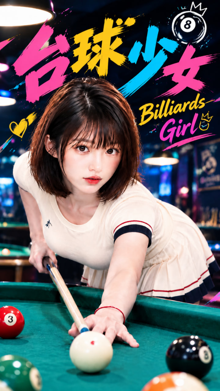 台球少女